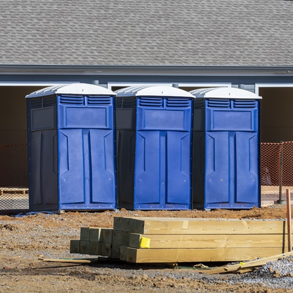 how often are the porta potties cleaned and serviced during a rental period in Waggaman LA